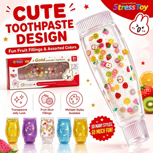 Juguete de Espuma Multicolor con Forma de Pasta de Dientes, Juguete Antiestrés de Rebote Lento, Apto para Niños y Niñas para Coleccionar - Product Image 2