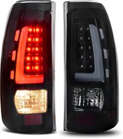 Nouveau boîtier de feu arrière fumé rouge JY pour Chevrolet Silverado 1999-2006 et GMC Sierra 99-02, amélioration de la lampe de frein arrière pour pick-up, Plug & Play