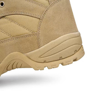 Bottes de <span class=keywords><strong>combat</strong></span> tactiques personnalisées respirantes Jungle en cuir noir jaune marron <span class=keywords><strong>beige</strong></span> XINXING - Product Image 5