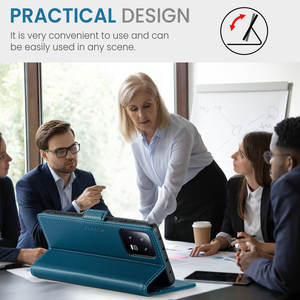 Caseme กระเป๋าใส่บัตรหนังสำหรับ <span class=keywords><strong>OPPO</strong></span> A98 <span class=keywords><strong>5G</strong></span>, กระเป๋าโทรศัพท์มือถือสปอตไลท์ฝากระเป๋าเงินเคสสำหรับ <span class=keywords><strong>OPPO</strong></span> A98 - Product Image 5