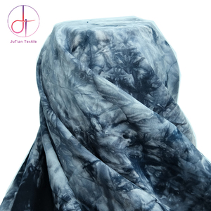 Hot Bán Tie Nhuộm Màu Đen Và Trắng In Rayon Viscose Vải Phương Thức Cho Quilting - Product Image 1