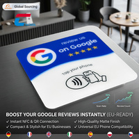 Autocollant NFC avec code QR personnalisé 10x10 cm, NTAG215, autocollant adhésif, lecture par balayage NFC, acrylique/PVC