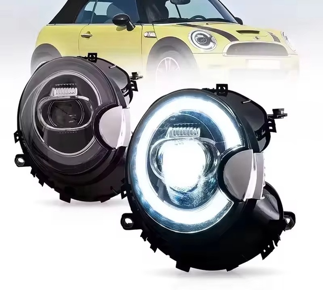 Car Accessories LED Headlights Assembly for 2007-2013 BMW MINI Coopers R55 R56 R57 R58 R59 DRL Dynamic Start-up Headlamps