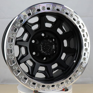 Passenger Car <strong>Wheels</strong> 17x9.0 Deep Dish <strong>Wheel</strong> PCD 6x139.7 Matt Black+<strong>beadlock</strong> Offroad <strong>Wheels</strong> - Product Image 1