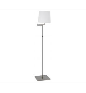 โคมไฟตั้งพื้นท่อเหล็กสีดำพร้อมโคมไฟทรงกลองสำหรับบ้านโรงแรม - Product Image 6