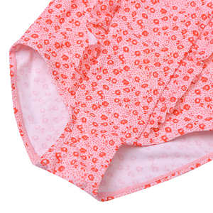 Maillot de bain une pièce pour filles 2021, motif pois rouges, avec bandeau et volants, pour bébés et jeunes enfants - Product Image 3