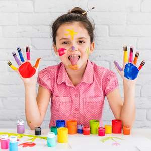 Éponges à doigts en plastique pour la peinture, la création de cartes et le kit de <span class=keywords><strong>dessin</strong></span> avec pochoir, pinceau, éponge à peinture - Product Image 3