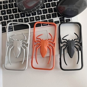 Funda de teléfono de TPU suave con diseño de araña y galvanoplastia de moda para iPhone 12 Pro Max 13 14 15 16 17 Pro, cubierta trasera con disipación de calor - Product Image 6