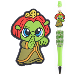 Halloween série perles focales personnalisées multicolore dessin animé fantôme perles focales pour stylo breloques bijoux en vrac méchant coeur perles focales - Product Image 1