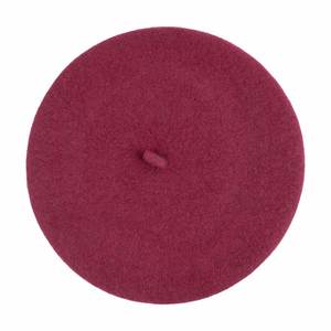Boina Francesa de Lana de Color Sólido, Personalizada, al por Mayor de Fábrica OEM, en Stock, para Mujer - Product Image 5