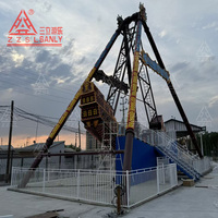 Équipement de parc d'attractions extérieur attrayant : Manège familial Bateau Viking Balançoire, Bateau Pirate en fibre de verre