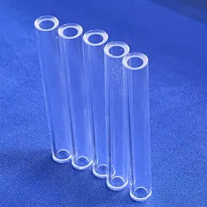 Customized Heat Resistant Various Sizes Pipe Polished Silica Clear Quartz Glass Tubes