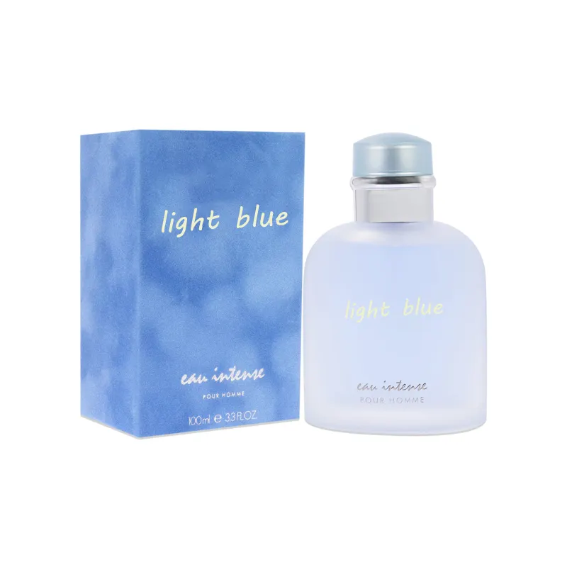 Dubai OUD ahşap Unisex parfüm erkek koku parfüm orijinal marka toptan özel açık mavi parfüm koku