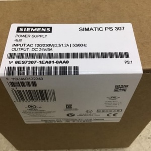 Alimentation régulée Siemens PLC SIMATIC S7-300 neuve, PS307, entrée 120/230V AC, sortie 24V/5A DC, 6ES7307-1EA01-0AA0 - Product Image 3