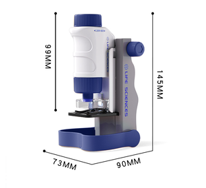 <span class=keywords><strong>Microscope</strong></span> optique pour enfants jouet expérience scientifique du premier cycle du secondaire ensemble d'étudiants portables 3 en 1 spéciaux - Product Image 4