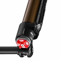 Fourche inversée SurRon Talaria Segway USD 43mm 210mm avec amortissement à l'huile et à l'air, ressort progressif réglable en rebond, fixation par boulons, en aluminium 6061-T6