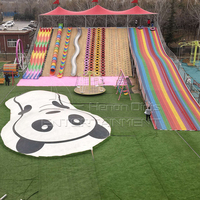 Taman Hiburan Hiburan tema taman anak-anak murah instalasi taman kustom permainan seluncur dunia bertenaga
