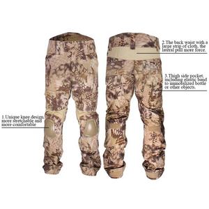 ชุดยุทธวิธี EMERSONGEAR Gen2 เสื้อและกางเกงพร้อมแผ่นรองข้อศอกและเข่า สำหรับเพ้นท์บอล ล่าสัตว์กลางแจ้ง ลายพราง BDU HLD - Product Image 5