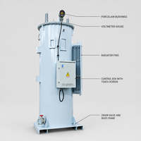 Régulateur de tension monophasé automatique à large plage pour réseau électrique, 7,62 kV, 13,8 kV, 24,9 kV, 34,5 kV, 30-660 kVA, pour postes de transformation de systèmes électriques