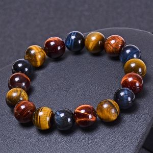 Bracelet en pierre naturelle avec perles de verre colorées, pour une pensée optimiste, vidéo marketing HD fiable fournie, inspection par une tierce partie - Product Image 3