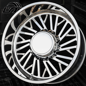 Ruedas Forjadas Super Single de 20, 22, 24 y 26 Pulgadas, Cromadas y de Perfil Bajo para Ford, Chevrolet Silverado, GMC Ram 1500, Toyota Tundra y <span class=keywords><strong>Jeep</strong></span> - Product Image 1