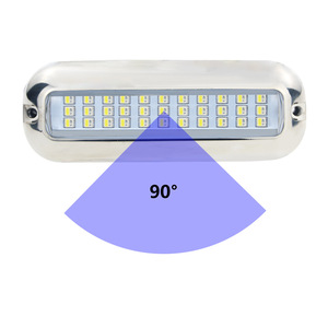 Lumière LED pour bateau 39 SMD en acier inoxydable IP68 12V 24V bleu blanc éclairage sous-marin pour piscine - Product Image 5