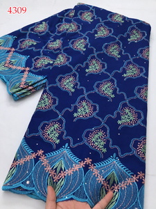 Nouvel arrivage : Tissu en dentelle suisse <span class=keywords><strong>africaine</strong></span> brodé avec pierres, idéal pour les tenues nigérianes élégantes pour femmes, parfait pour les mariages et les soirées dansantes. - Product Image 2