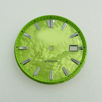 Nuovo Quadrante NH35 da 33,5mm, Faccia Orologio Subacqueo con Texture Metallica GS per Modifica Orologi Meccanici, Accessori per Orologi