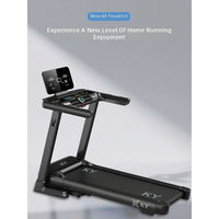 Caminadora Eléctrica Plegable para el Hogar, con Inclinación Ajustable, Pantalla LED, Silenciosa, Marco de Acero, Motor de 3.75 HP, Equipo de Fitness para Interiores