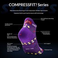 Nouvelles Chaussettes de Course d'Été pour Hommes et Femmes, Sports de Plein Air, Cyclisme, Fitness, Basketball, Tube Court, Compression, Tricotées Fines, ODM Lettre