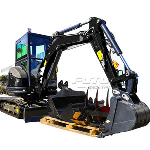 Mini-excavatrices avec moteur japonais, livraison gratuite, excavatrice agricole multifonction, couleurs personnalisables, excavatrice de 3 tonnes - Product Image 5