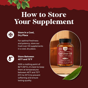 जंगली आइसलैंडिक कोड लीवर का तेल 4000 मिलीग्राम ओमेगा 3 एपा एक डी 3 100 मिनी नरम - Product Image 4