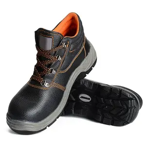 산업 신발 남자 부츠 방지 작업 신발 정적 건설 방수 고무 헤드 스틸 단독 미끄럼 방지 안전 신발