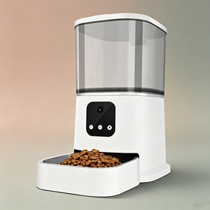Square Design <b>Automatic</b> Pet Feeder Automatischer Futterspender App Remote Control Smart Pet Feeder Pet Food <b>Dispenser</b> - Product Image 1