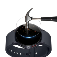 Protection d'écran à alignement intelligent pour Samsung Galaxy Watch, film transparent à couverture intégrale avec outil de guidage, installation en une seule étape