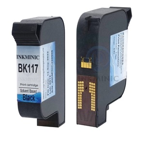 Cartouche d'encre noire à base de solvant BK117 compatible avec puce pour imprimantes TIJ Domino GX30i G230i G35i G20i Gx150i – Vente chaude - Product Image 4
