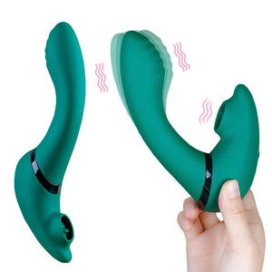 Volwassen elektrische vibrator seksspeeltjes voor vrouwen 2 in 1 tonglikkende stotende dildo vibrators seksspeeltjes leverancier - Product Image 3