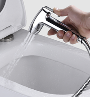 ARROW Ensemble de pulvérisateur de bidet mural moderne en acier inoxydable pour salle de bain et toilettes avec installation facile Garantie de 5 ans