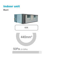 T3 High Seer on OFF Refroidissement Seulement 5 Tonnes 60 000BTU Type de Conduit Climatiseur Climatiseur Split Avec Certificat ESMA