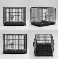 60 #   Großhandel Maßgefertigter Hochwertiger Metall-Hundekäfig, Faltbar, Tragbar, für Kleine und Mittlere Hunde, Pudel, Katzen, Innen- und Außenbereich, Autonutzung, Rostfrei