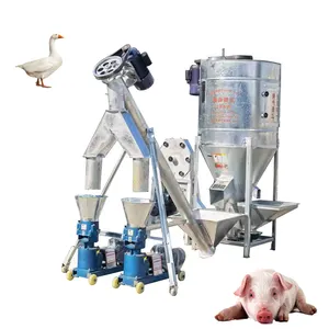 Individuelle Fertigung komplett Düngemittel-Pellets kleine Hühnerfuttermittel Granulattierfuttermittel Granulat-Produktionslinie zu verkaufen