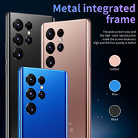 Téléphone portable intelligent Android 12 S23 ULTRA original 16 Go + 1 To, 48 MP + 108 MP, déverrouillage facial, écran intégral, vente chaude