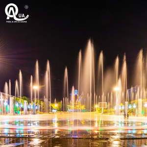 Water Crown Dry Fountain Interactive Ground Spray with <b>Motion</b> <b>Sensors</b> and <b>LED</b> <b>Lights</b> for Plazas, Malls, and Water Playgrounds - Product Image 4