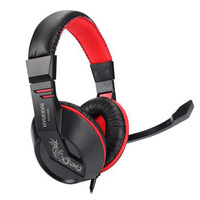 Casque PC en cuir Hyundai H6880 tendance, circum-auriculaire, basses profondes, suppression active du bruit, double connecteur, microphone pour gaming