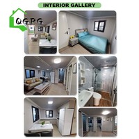 Maison préfabriquée de luxe prête à l'emploi en conteneur de 30 pieds, extensible, à vendre, maison préfabriquée 2 chambres, cuisine moderne, bureau