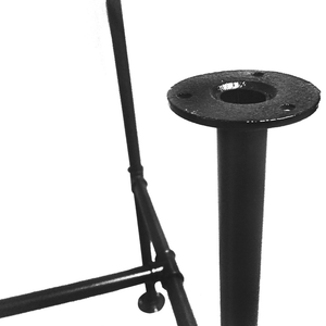 Brida DN15 de hierro fundido maleable industrial negro 1/2 utilizada para Estación de barra de café de tubería negra DIY - Product Image 3