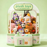 Jouets en peluche en gros pour machine à griffes, animaux en peluche mignons grenouille et champignon, prix d'arcade, recharges pour machine à griffes, cadeau