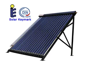 U type heating solar collector with 12 tubes