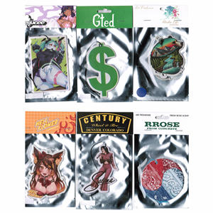 낮은 Moq 추가 더 많은 브랜드 자동차 향수 초강력 오래 지속되는 향기 매달려 청정제 블랙 향기 사용자 정의 로고 자동차 공기 청정기 - Product Image 5