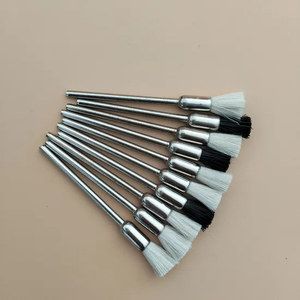 <span class=keywords><strong>Brosse</strong></span> de polissage en <span class=keywords><strong>feutre</strong></span> de coton avec tige en tissu pour le nettoyage des bijoux et du jade - Product Image 6